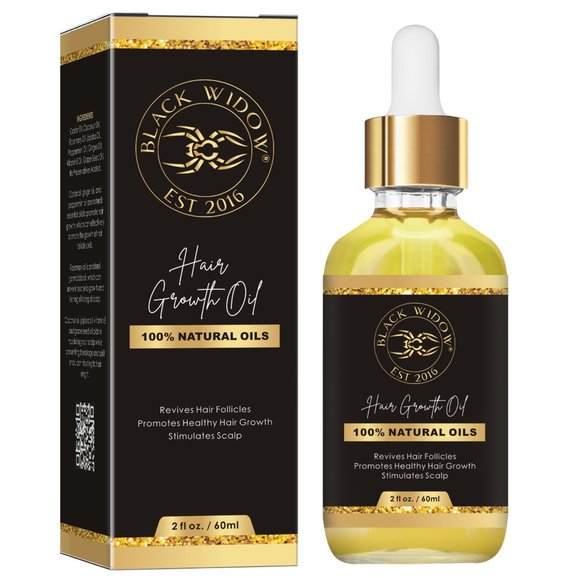 Black Widow Hair Growth Oil (2 Bottles)