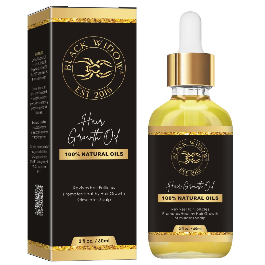 Black Widow Hair Growth Oil (3 Bottles)