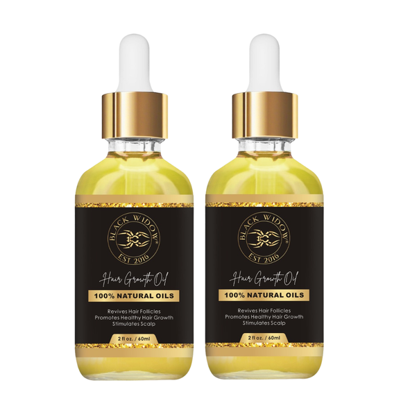 Black Widow Hair Growth Oil (2 Bottles)