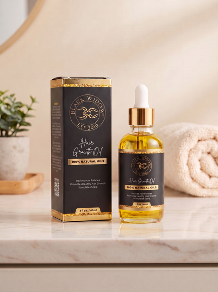 The All-Natural Hair Growth Solution by Black Widow® (Buy More & Save)